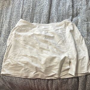 Women's White Skort